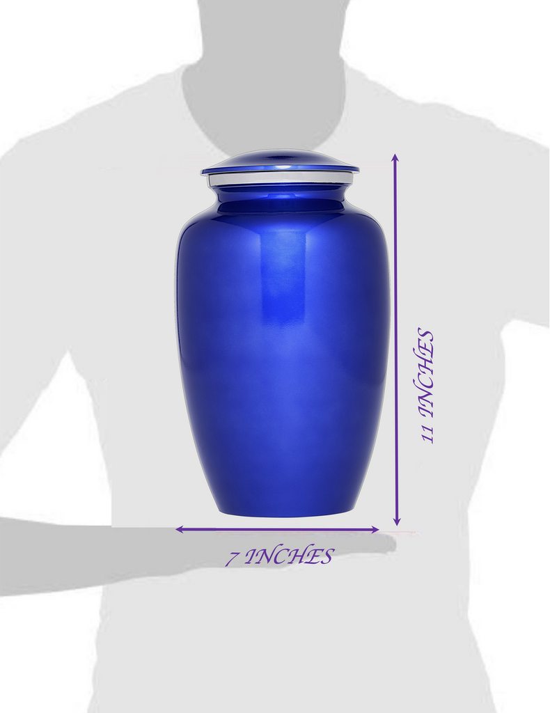 Adult Urn in Classic Blue