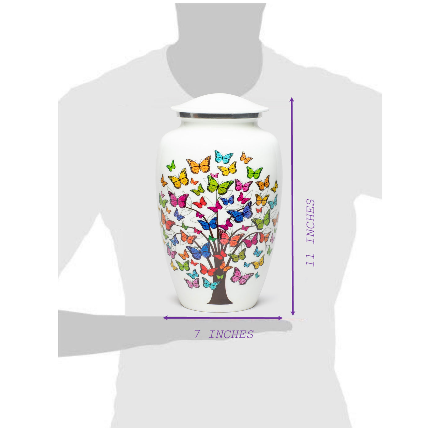 Adult Urn Large in Borboleta