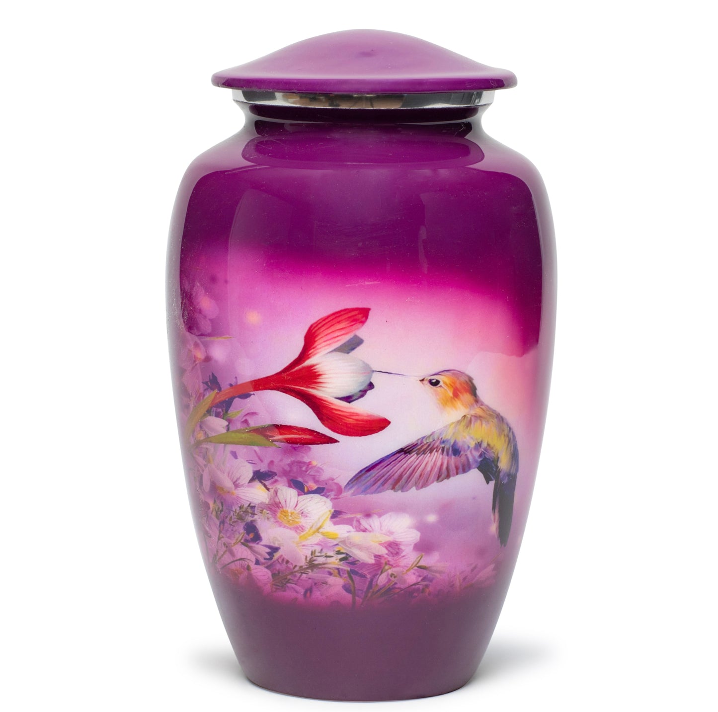 Adult Urn Large in Pruple hbird