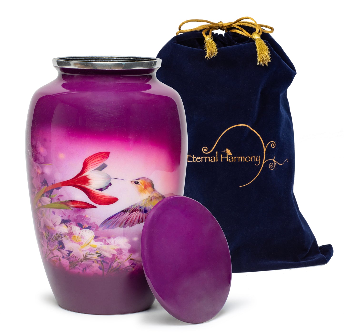 Adult Urn Large in Pruple hbird