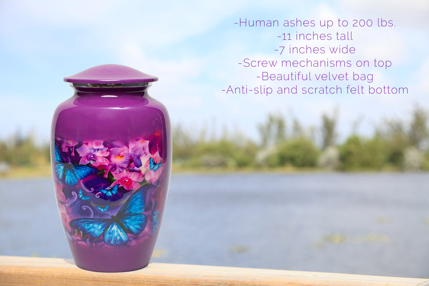 Adult Urn Large in Papillon