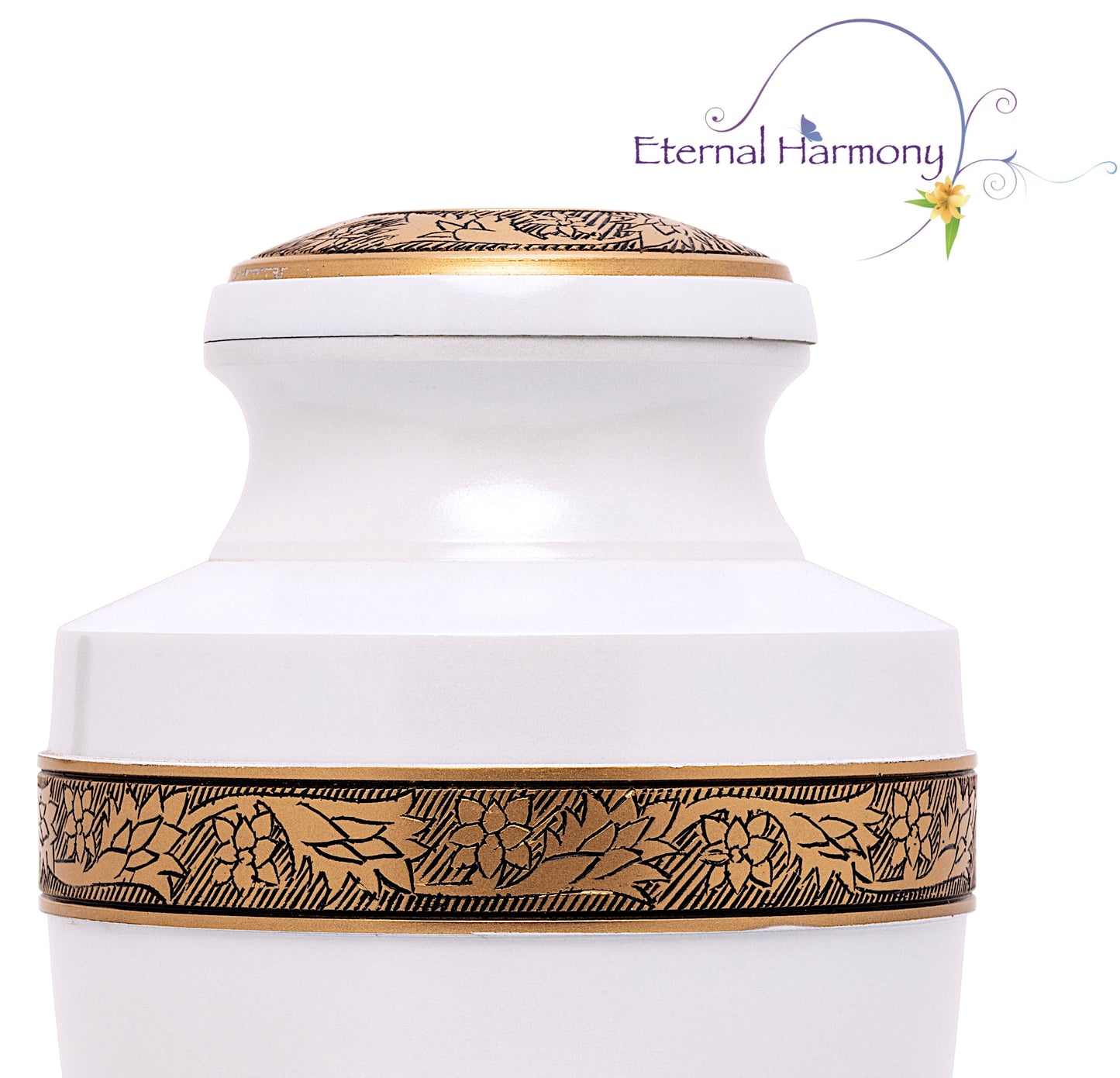 Adult Urn in Eternity Pearl Gold