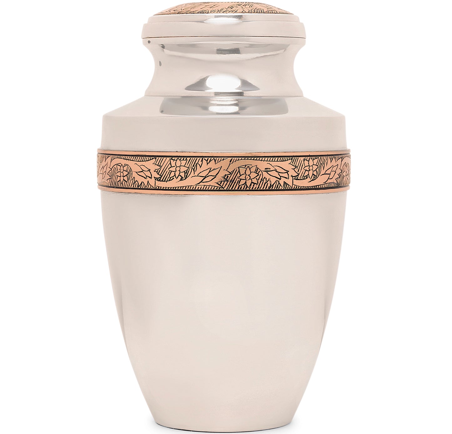 Adult Urn in Eternity Silver Gold