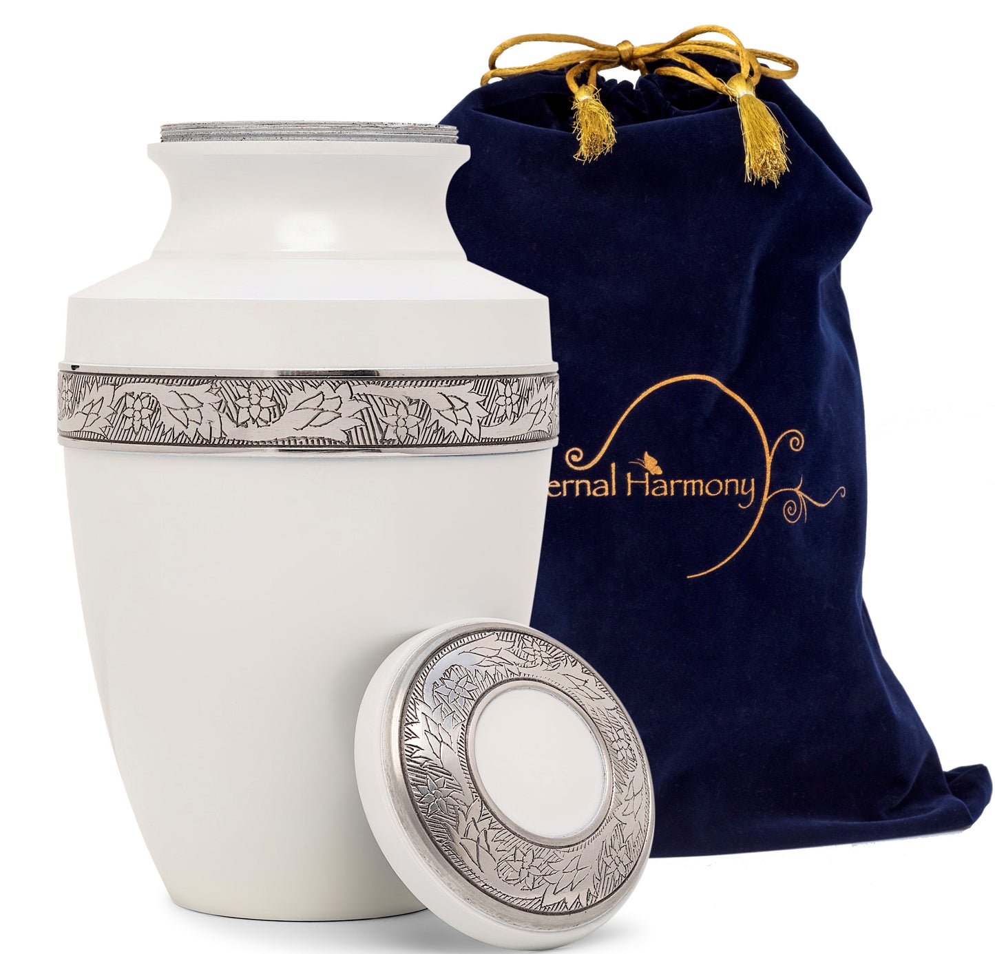 Adult Urn in Eternity Pearl Silver