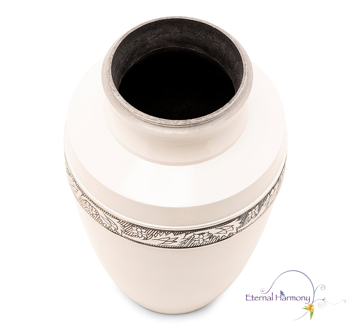 Adult Urn in Eternity Pearl Silver