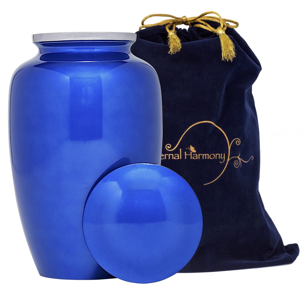 Adult Urn in Classic Blue