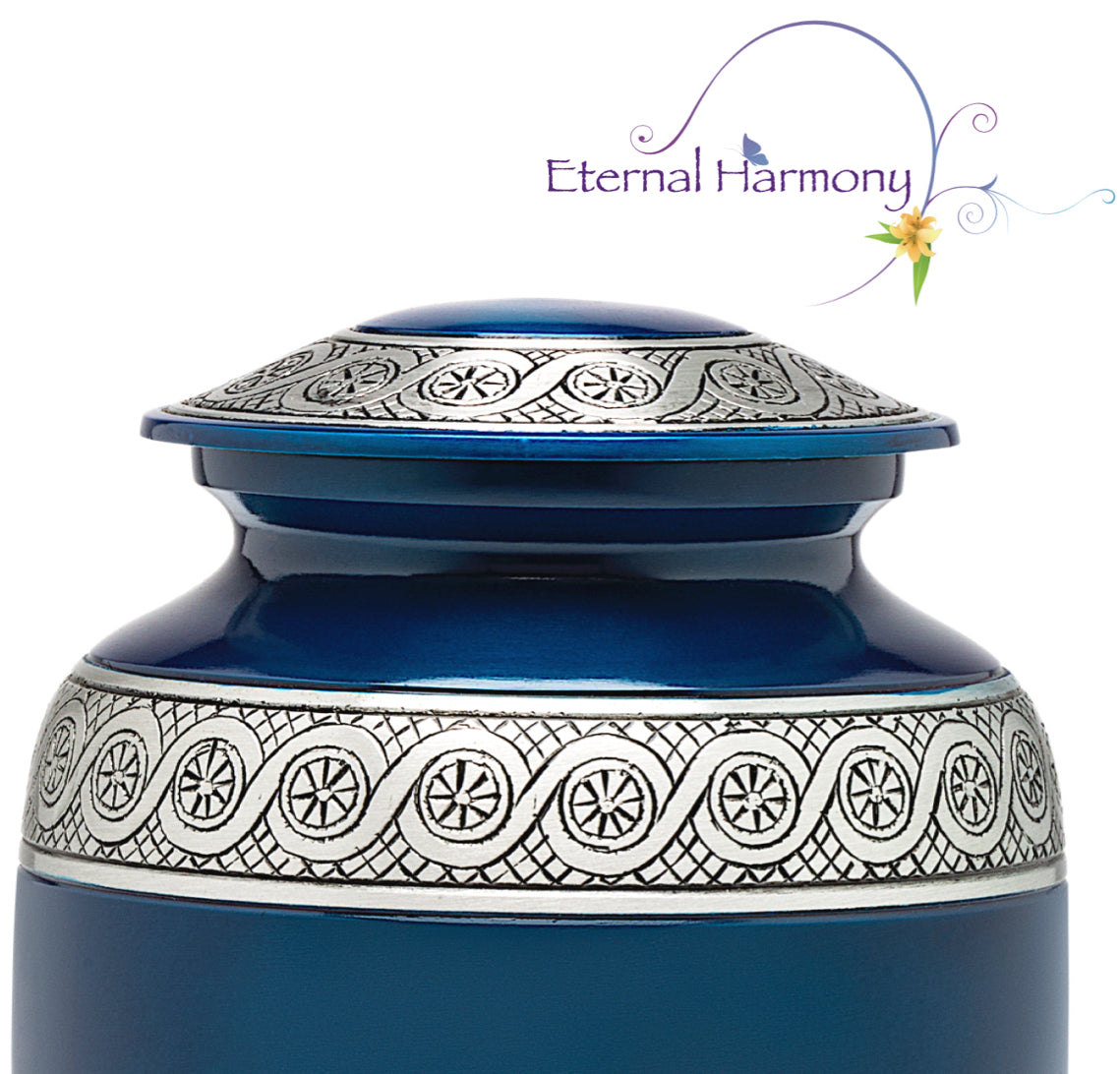 Adult Urn in Blue Veranda