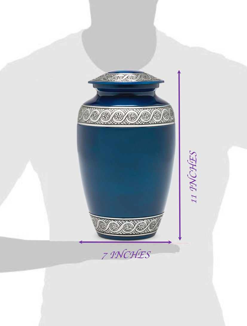 Adult Urn in Blue Veranda