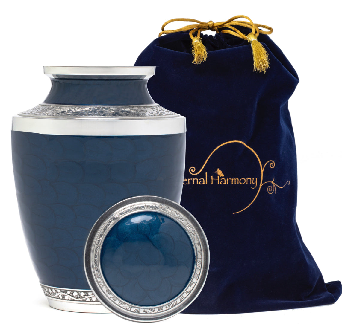 Adult Urn in Blue Peace