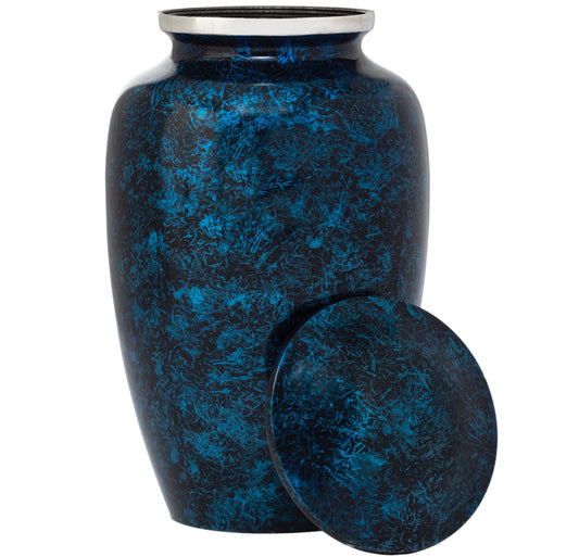 Adult Urn in  Navy Blue