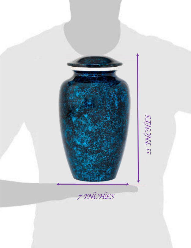 Adult Urn in Navy Blue