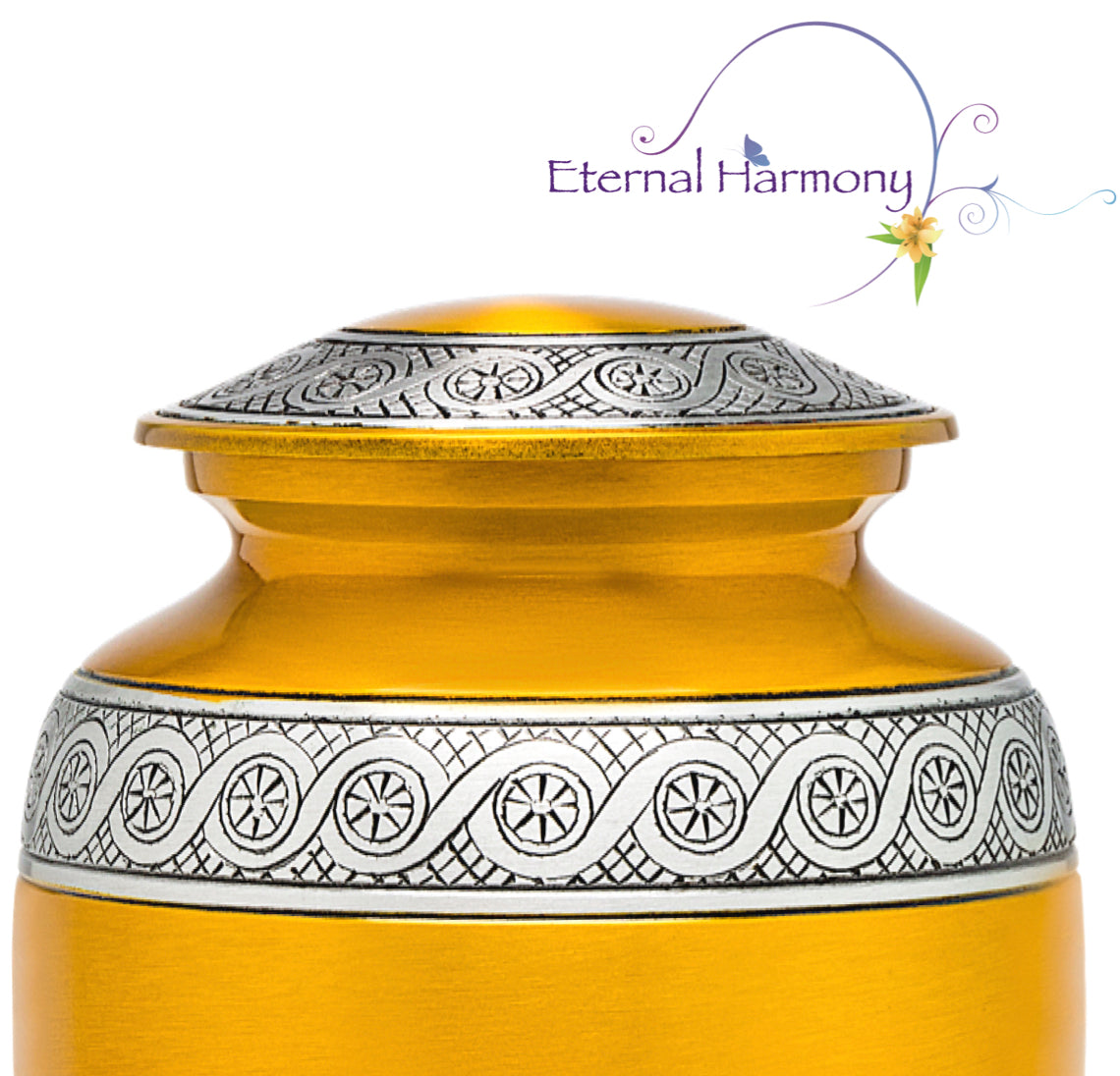 Adult Urn in Gold Veranda