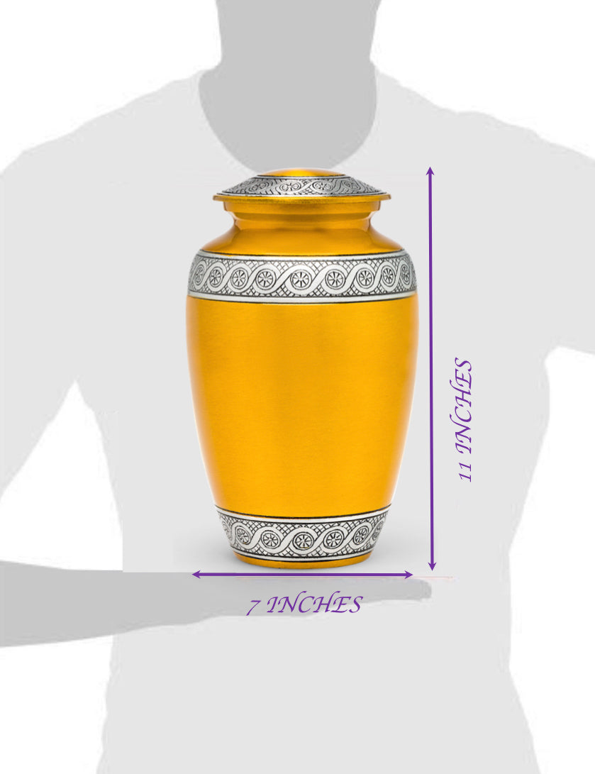 Adult Urn in Gold Veranda