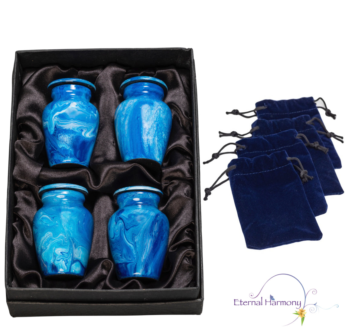 Keepsake - Box of 4 in Blue Milo