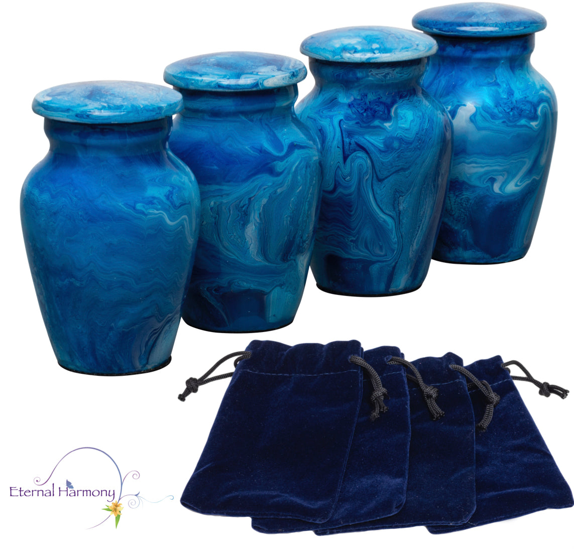 Keepsake - Box of 4 in Blue Milo