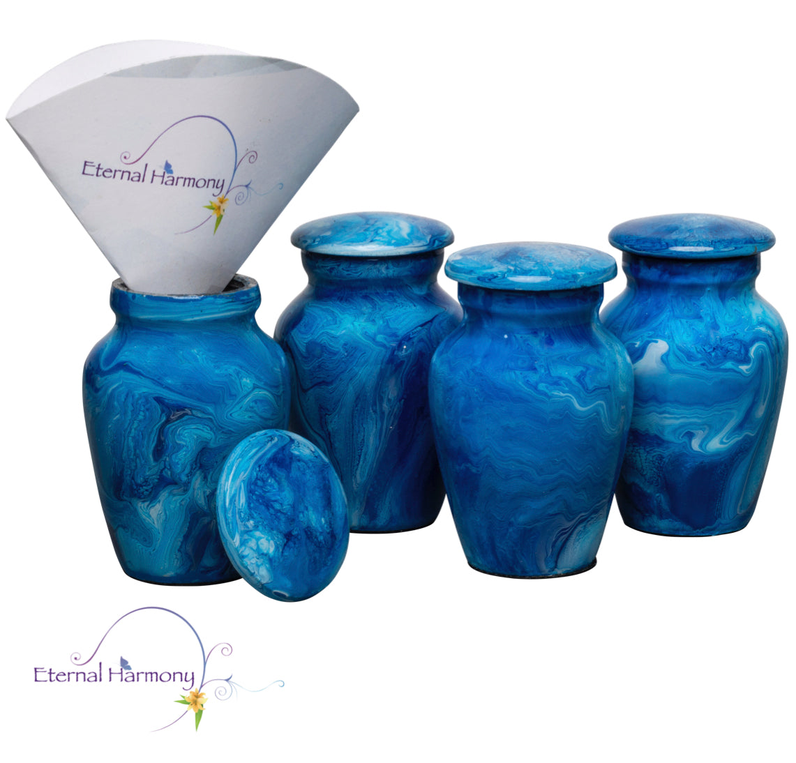 Keepsake - Box of 4 in Blue Milo