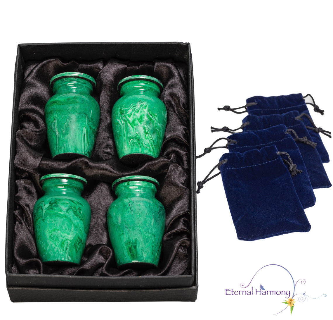 Keepsake - Box of 4 in Green Milo