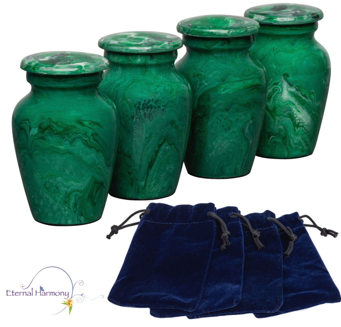 Keepsake - Box of 4 in Green Milo