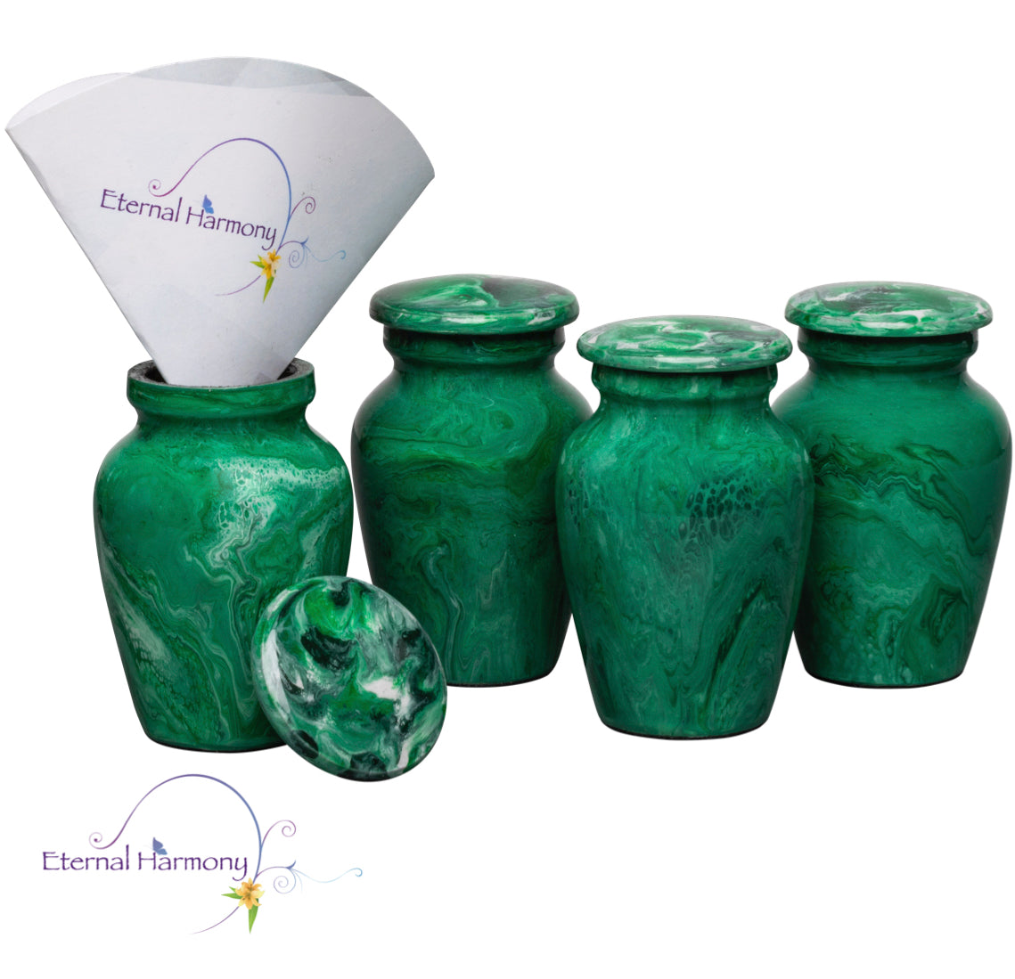 Keepsake - Box of 4 in Green Milo