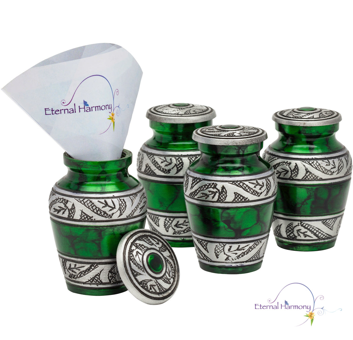 Keepsake - Box of 4 in Green