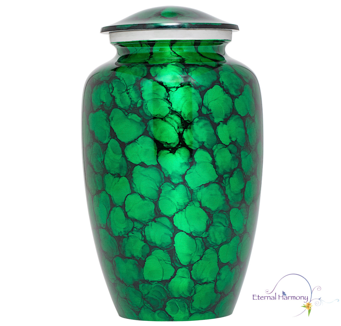 Adult Urn in Cloud Green