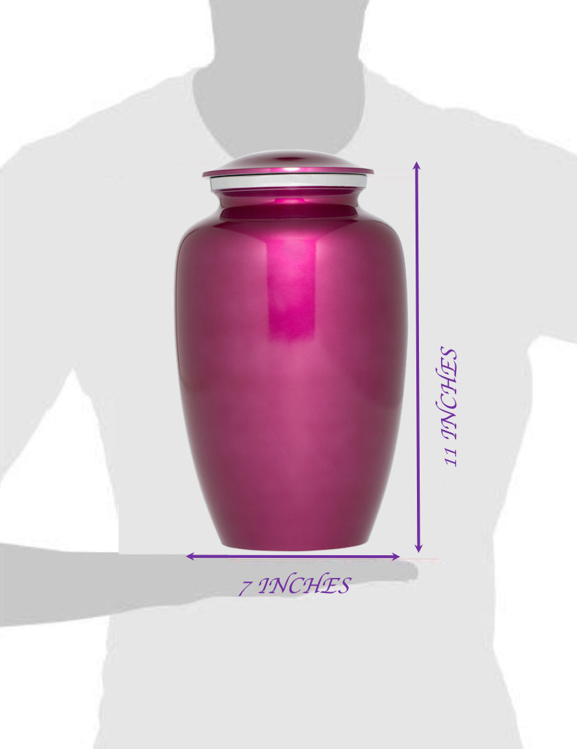 Adult Urn in Classic Purple