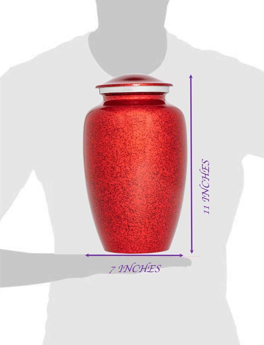 Adult Urn in  Classic Red