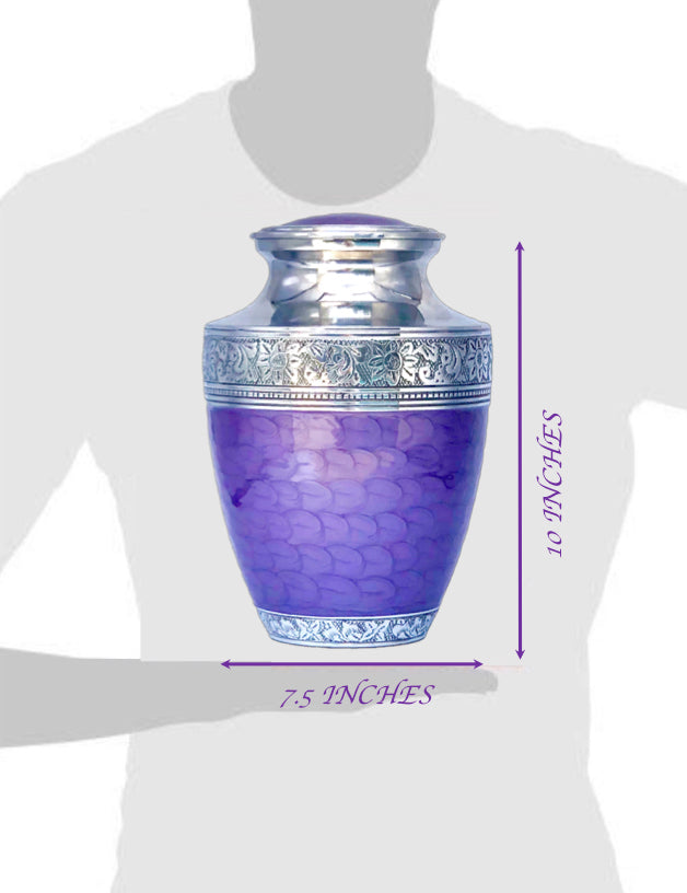 Adult Urn in Light Purple