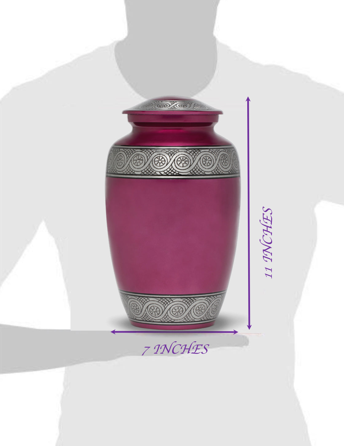 Adult Urn in Purple Veranda