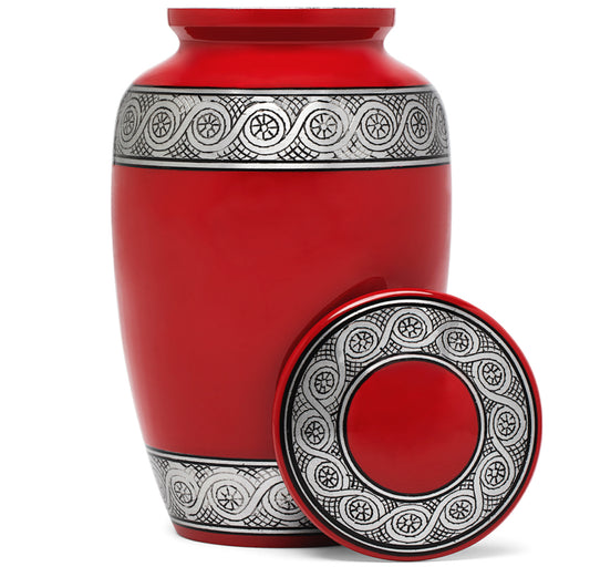 Adult Urn in Red Veranda