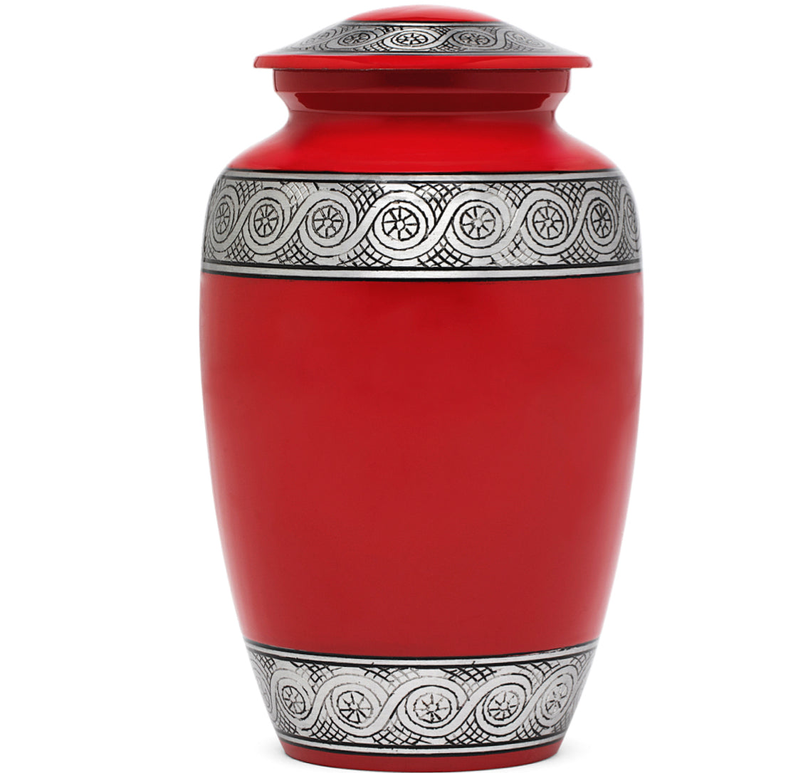 Adult Urn in Red Veranda