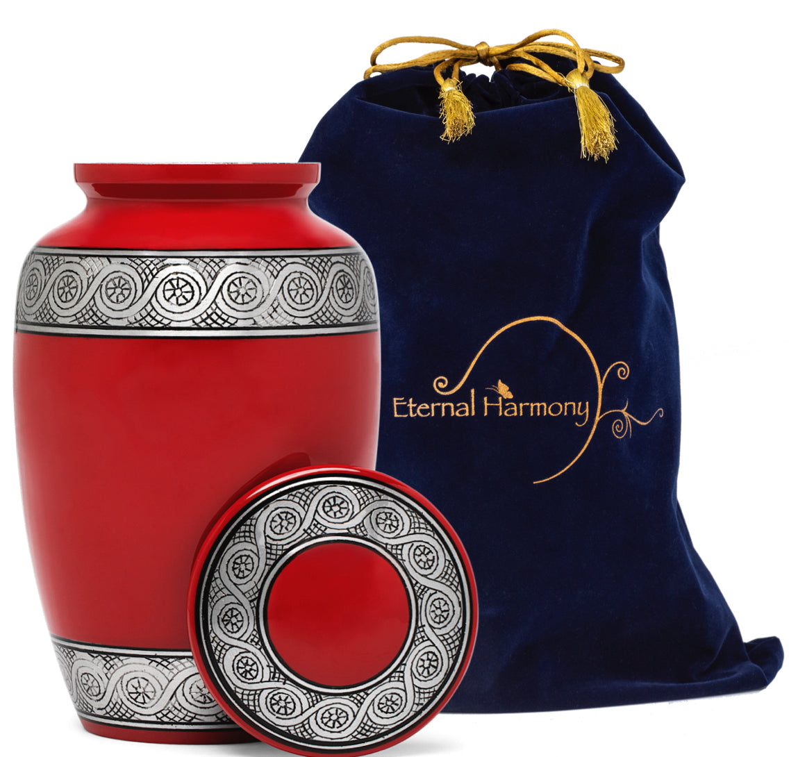 Adult Urn in Red Veranda