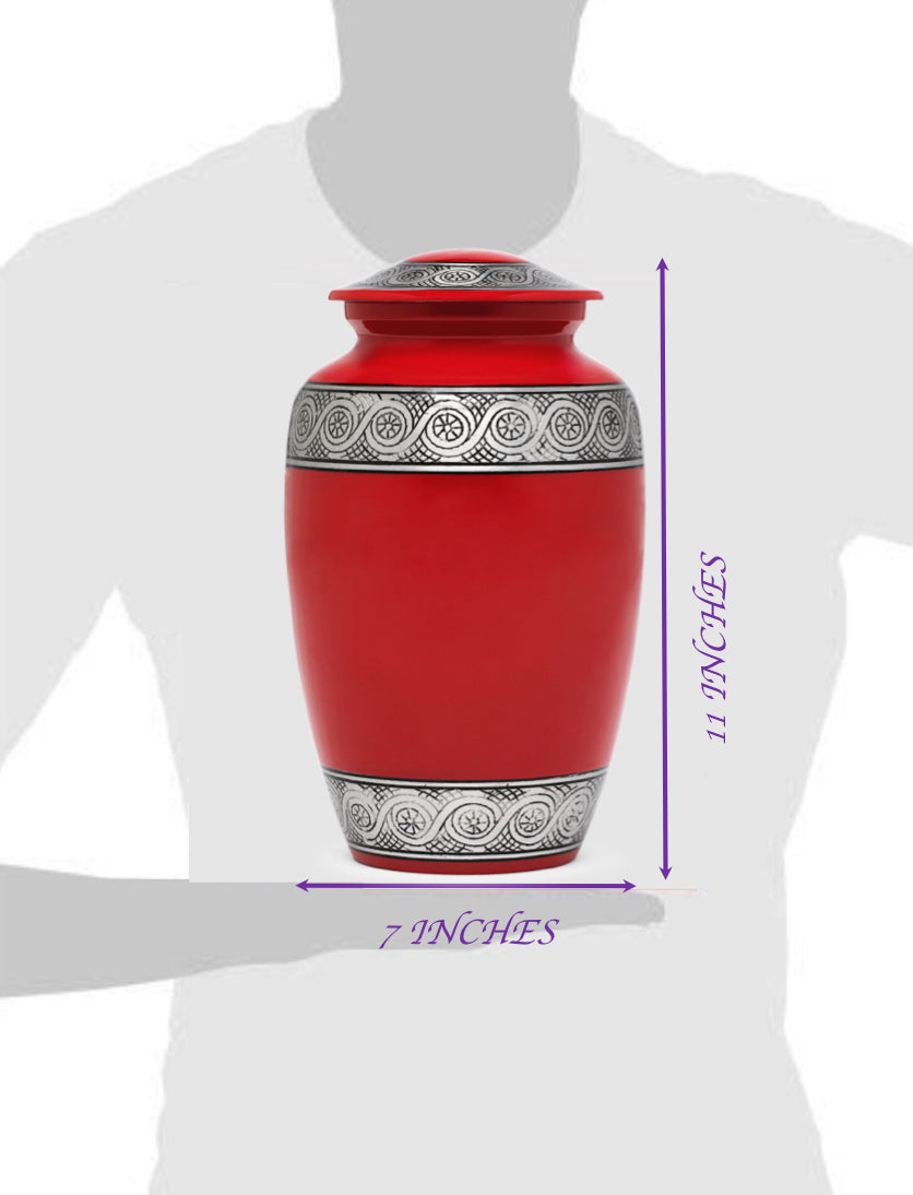 Adult Urn in Red Veranda