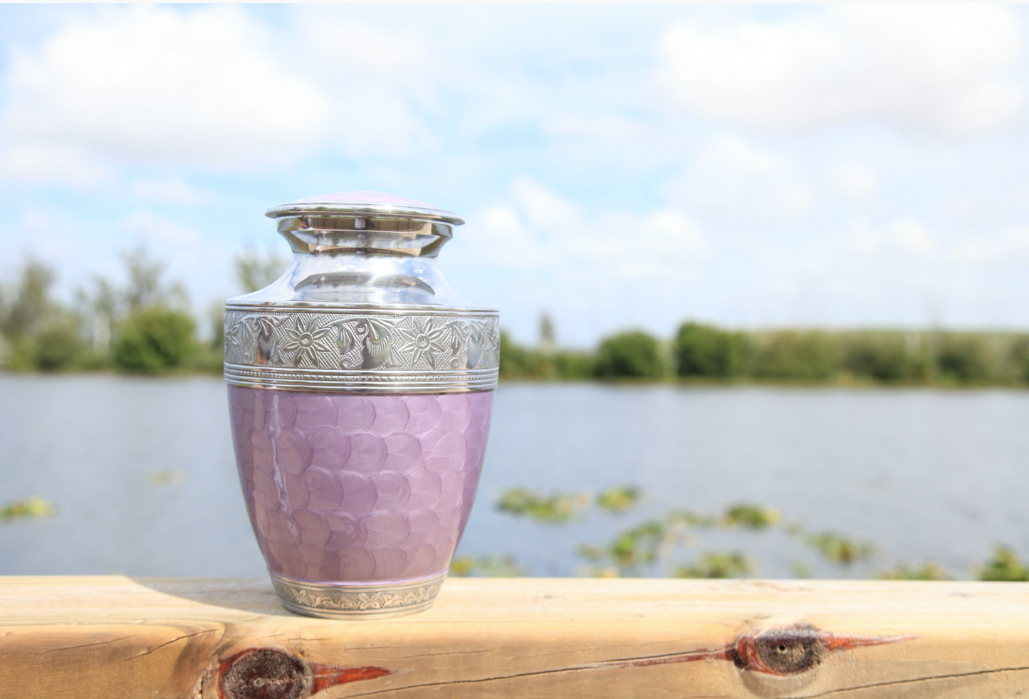 Adult Urn in Light Purple