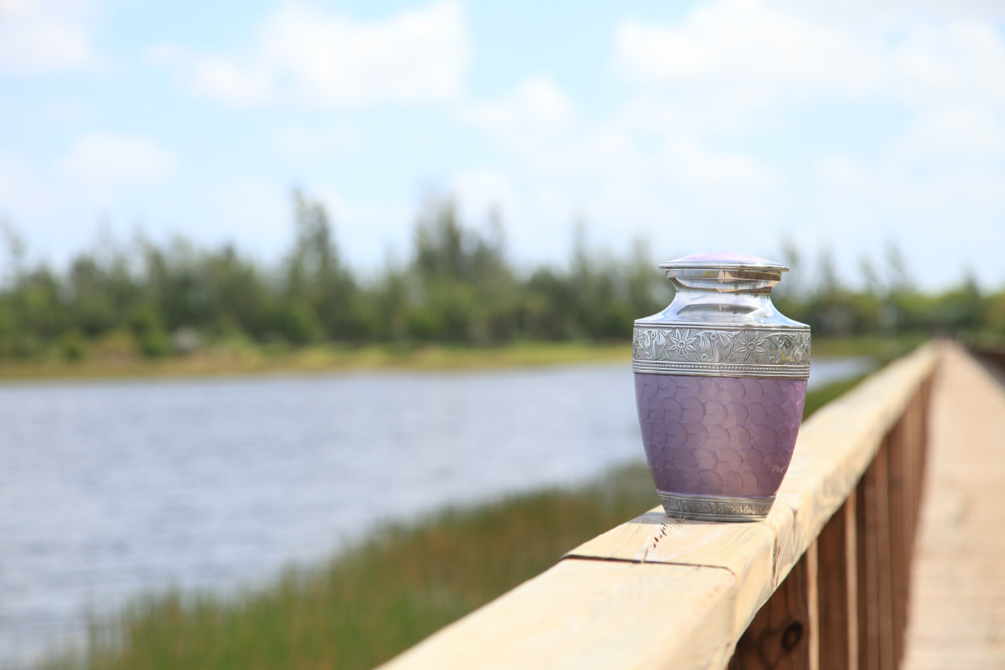 Adult Urn in Light Purple