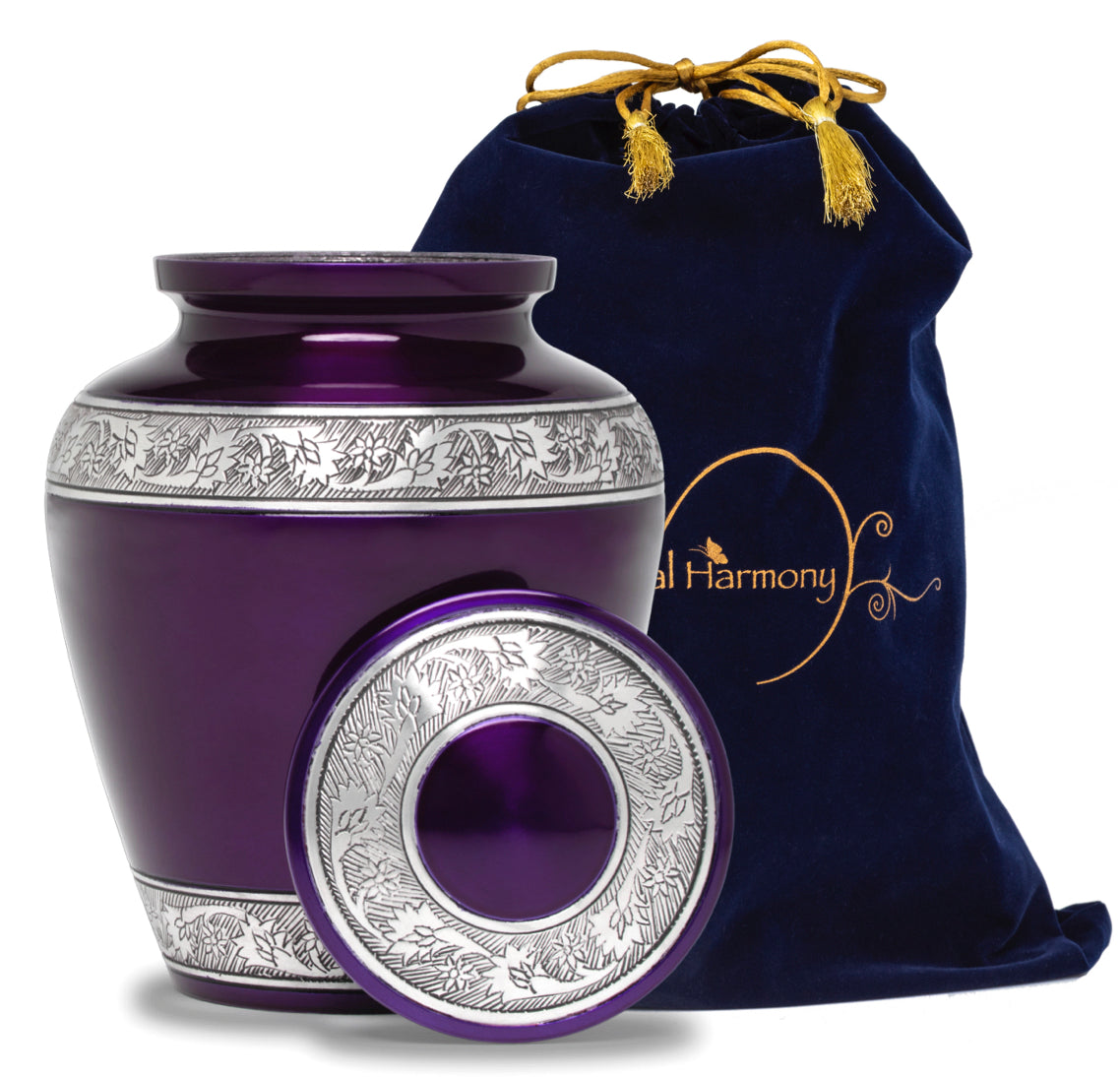 Adult Urn in Purple Lotus