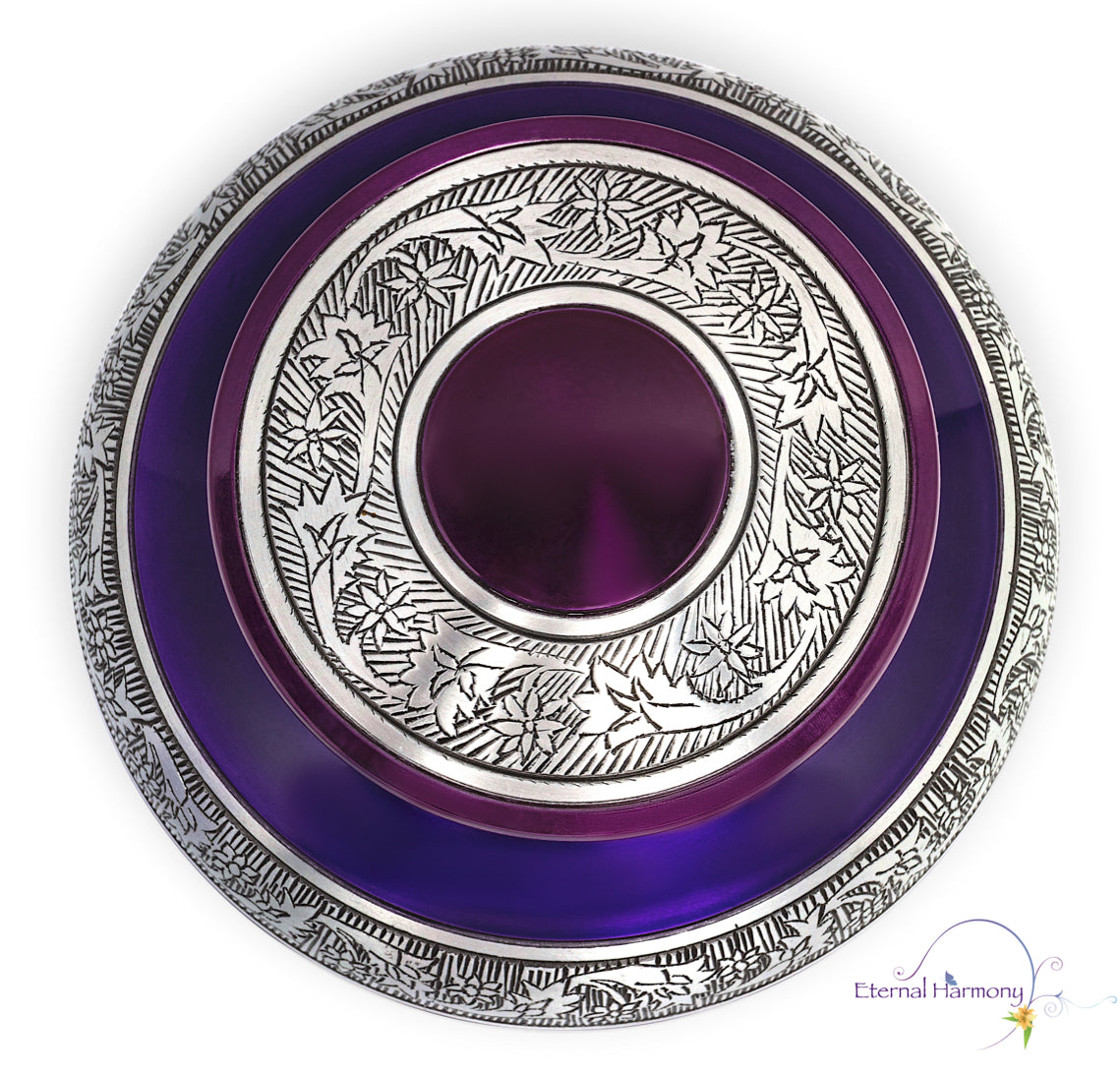 Adult Urn in Purple Lotus