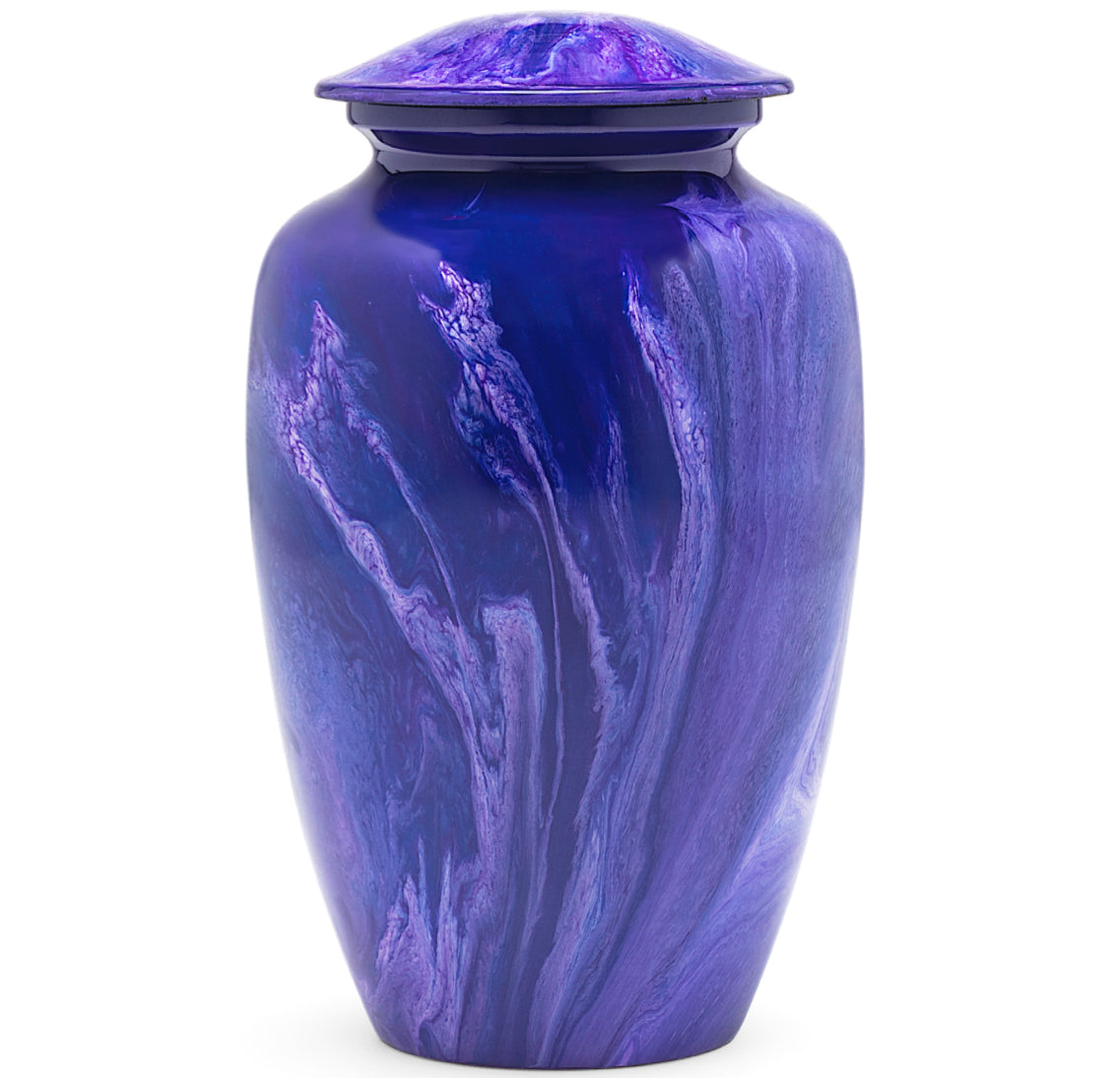 Adult Urn in Purple Milo