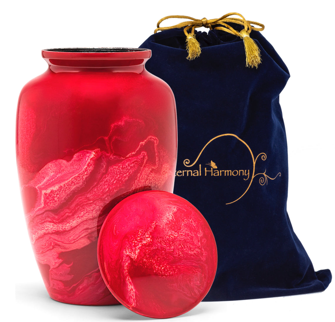 Adult Urn in Red Milo