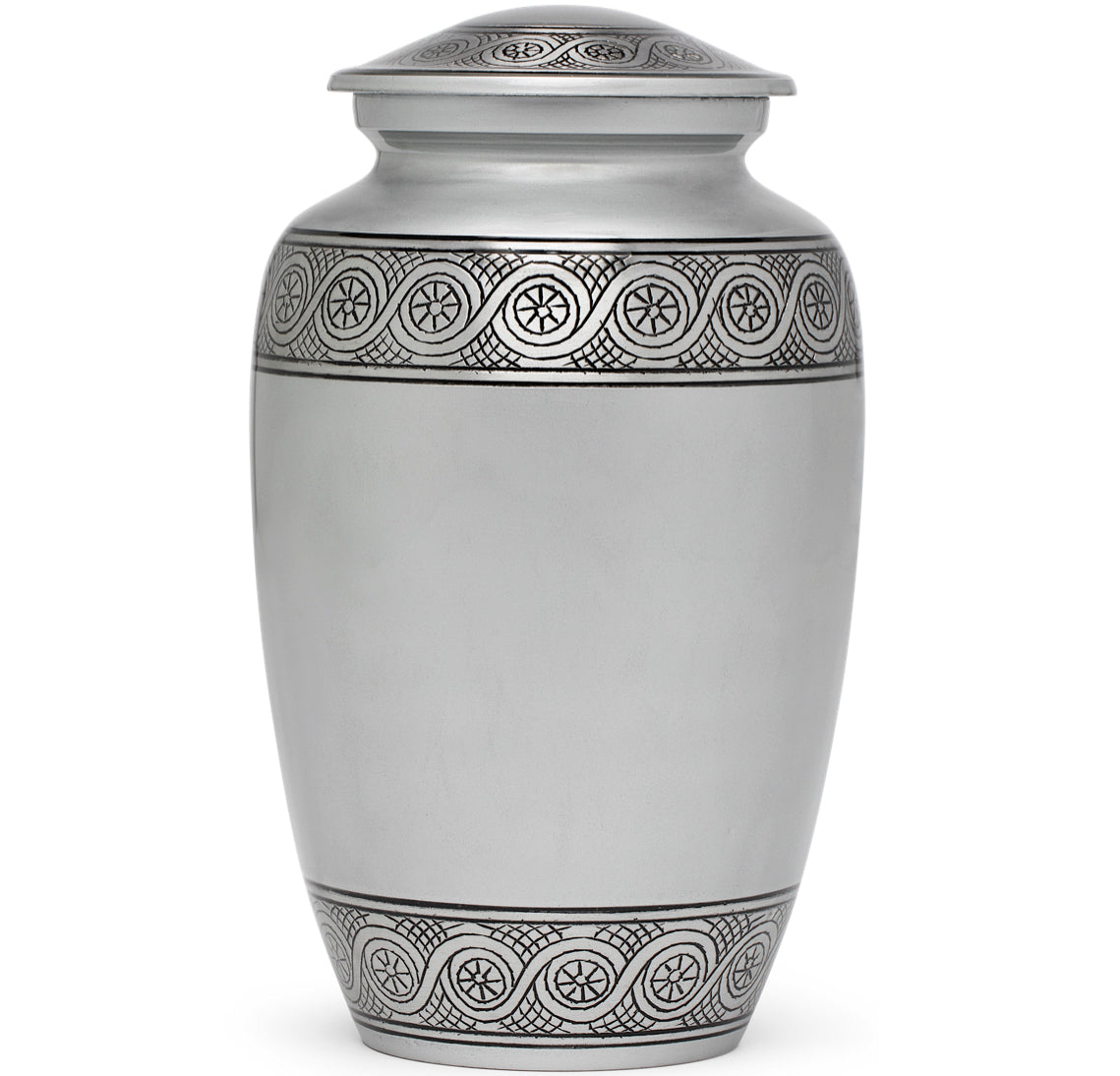 Adult Urn in Silver Veranda