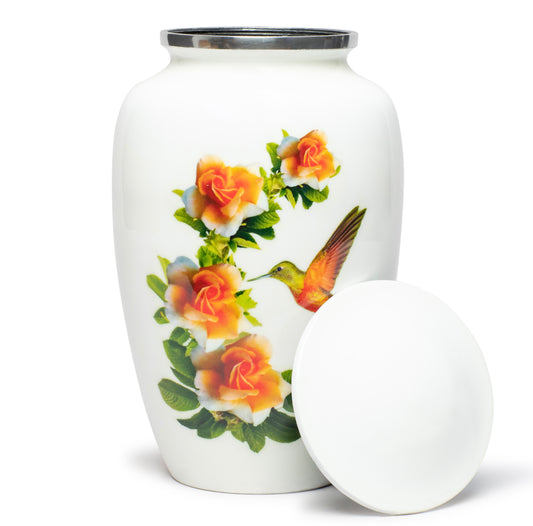 Adult Urn Large in White hbird