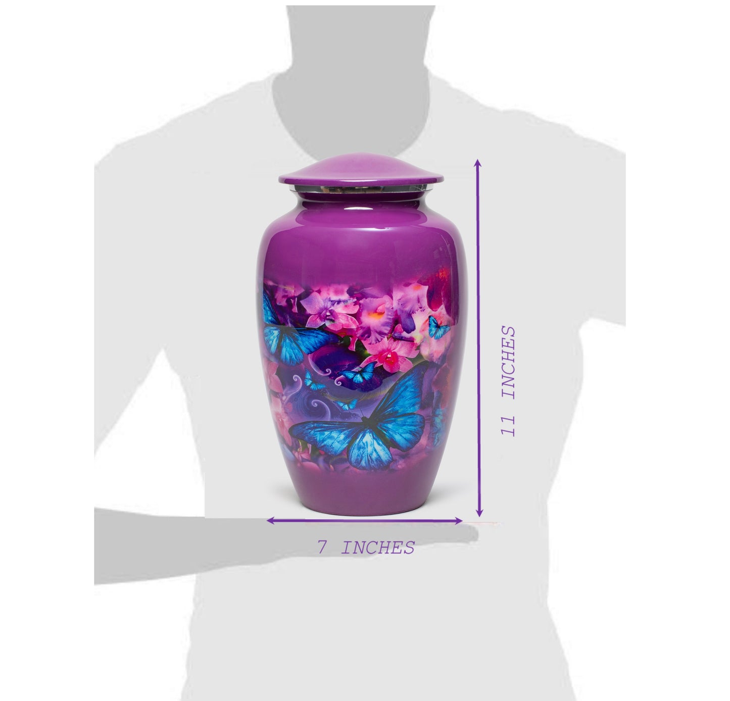 Adult Urn Large in Papillon