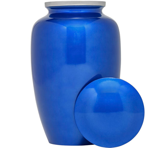 Adult Urn in Classic Blue