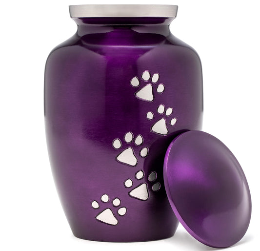 Pet Urn in  Large Purple