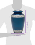 Adult Urn in Blue Ring