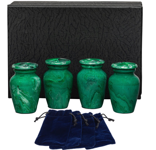 Keepsake - Box of 4 in Green Milo