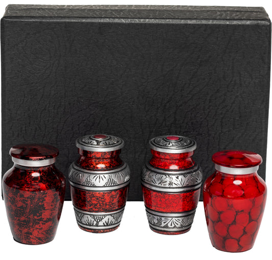 Keepsake - Box of 4 in Red