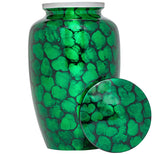 Adult Urn in  Cloud Green