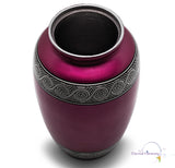 Adult Urn in Purple Ring