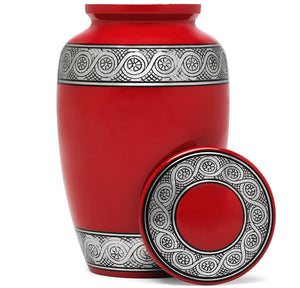 Adult Urn in Rin Red